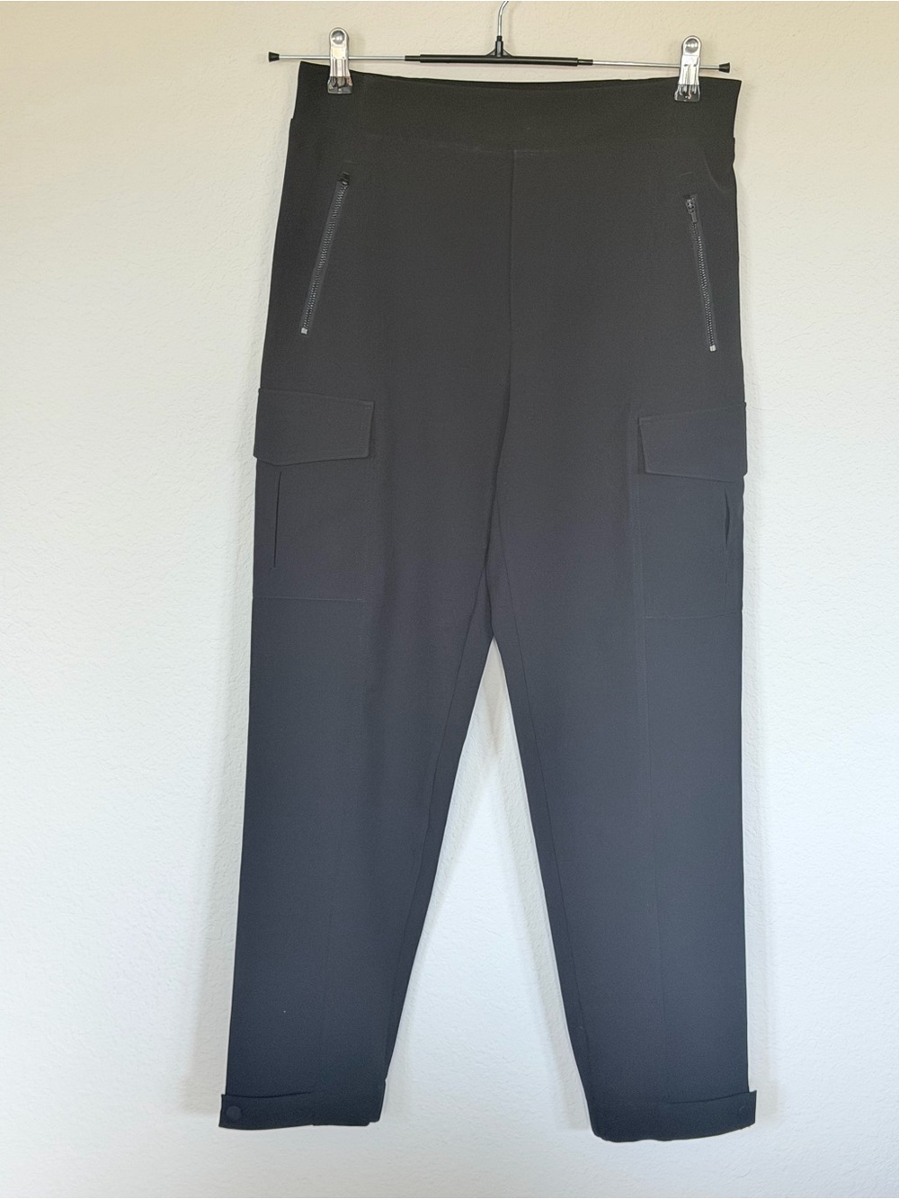 Women’s Athleta Black Cargo Jogger Pants - Classic Utility Style